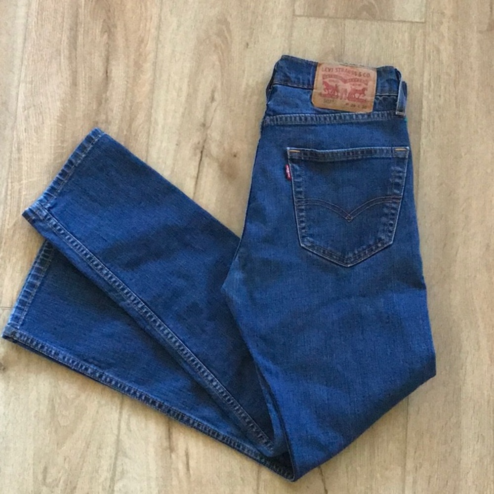 Levi's 502 Classic Blue Denim Jeans Size 28 x 30 - Picture 12 of 12